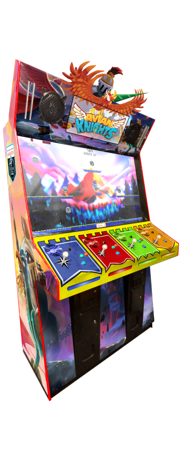 Avian Knights Deluxe Coin-Op Arcade Game (4 Player Cabinet)