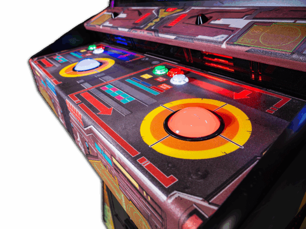 Missile Command Recharged arcade control panel