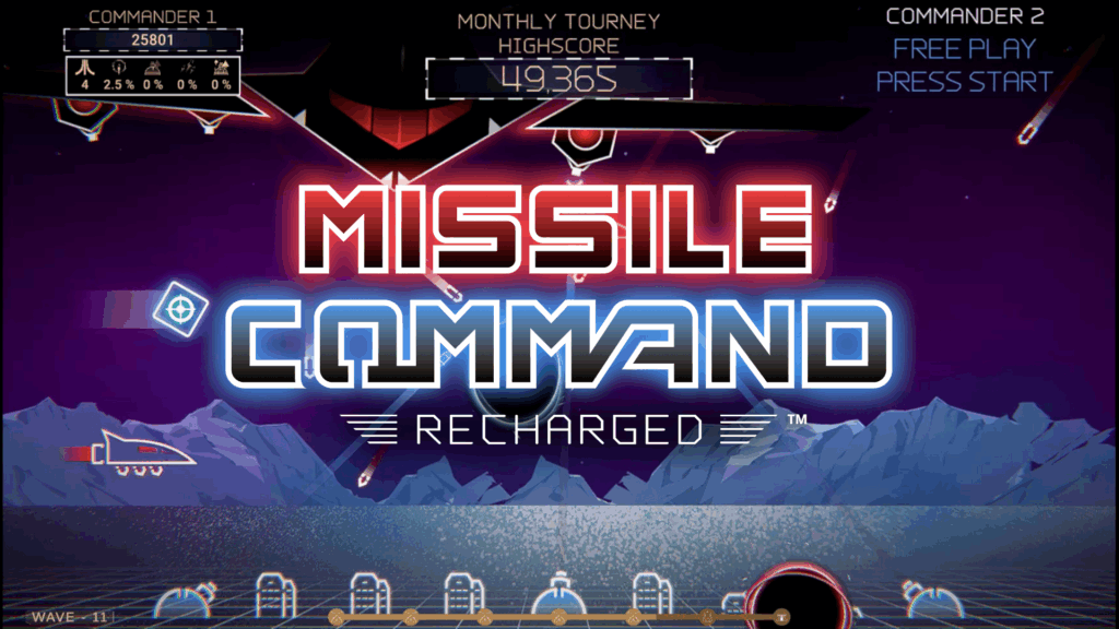 Missile Command Recharged Arcade