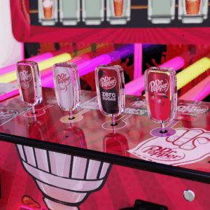 Dr Pepper Soda Slam tap handles