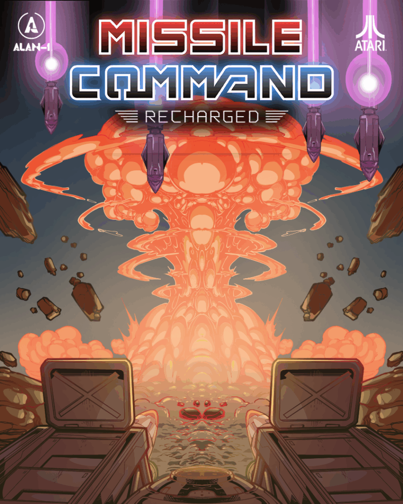 Missile Command Recharged Poster